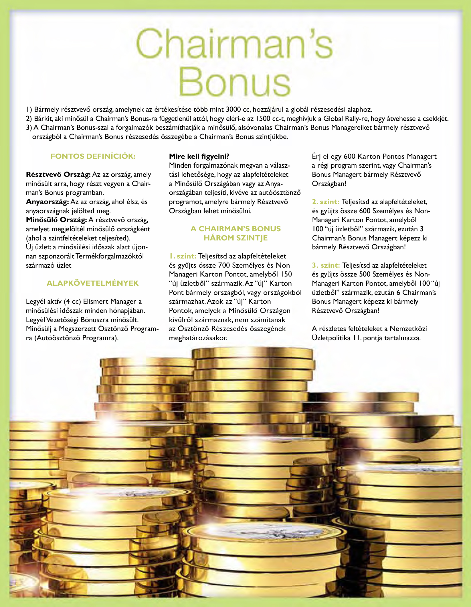 Chairman's Bonus 2015